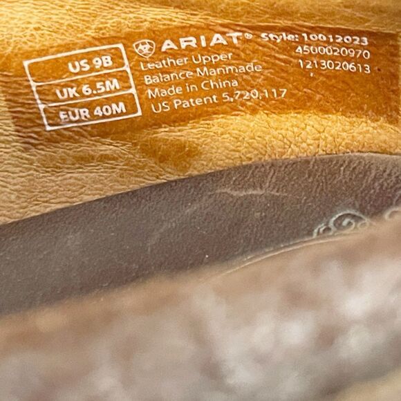 Ariat Western Abberly leather harness Buckle clogs. Size 9 - Picture 8 of 17